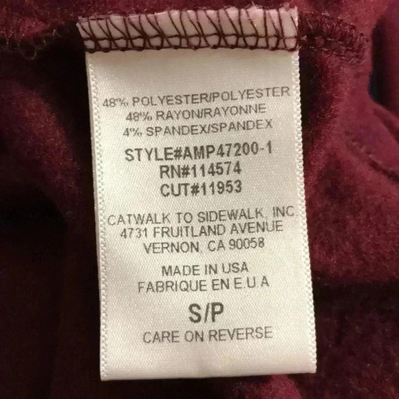 Pleione Cold Shoulder Sweatshirt Size S - Picture 6 of 6